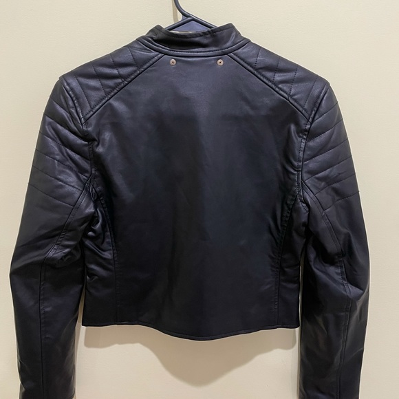 Polo faux leather jacket - Picture 8 of 11